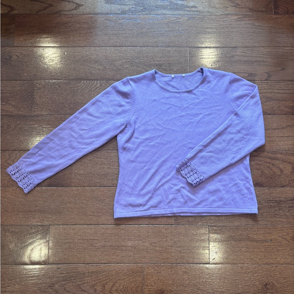 Lavender Long Sleeve Women's Top